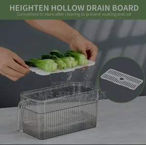 Refrigerator Storage Box Timekeeping Keep Fresh*