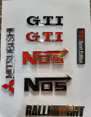 Emblem Logo Gti ,Nos ,Tdi Sport Edition,Mitsubishi,Ralliart