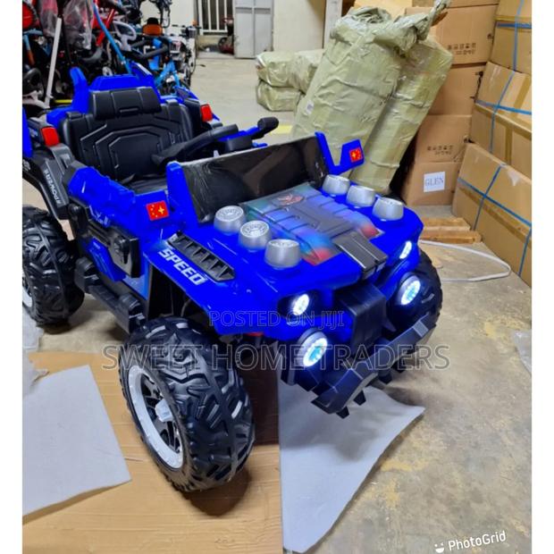 Kid Electric Car With Rubber Wheels Blue - main view