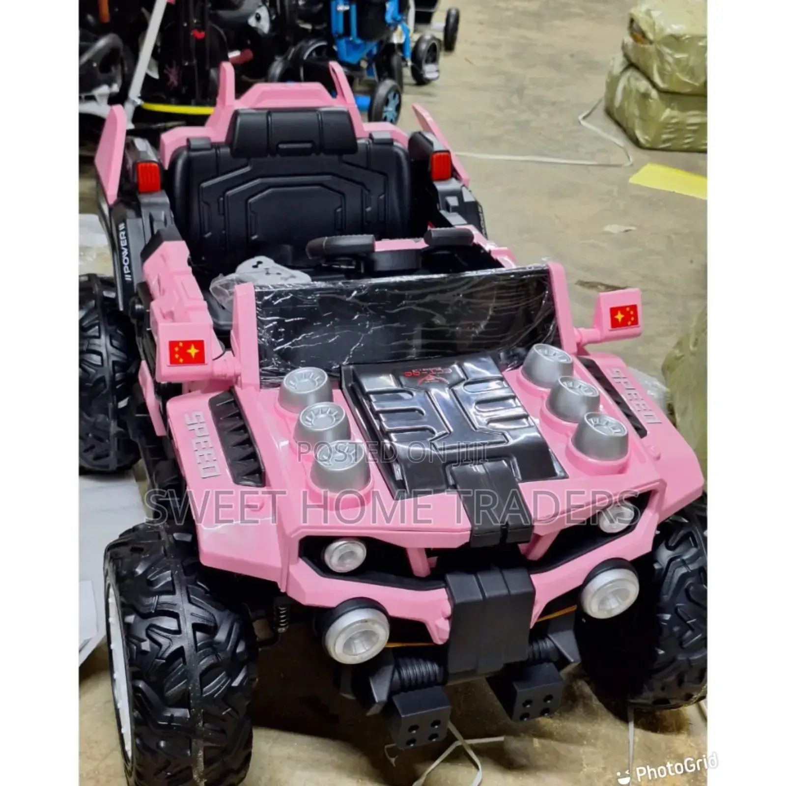 Kid Electric Car With Rubber Wheels Pink