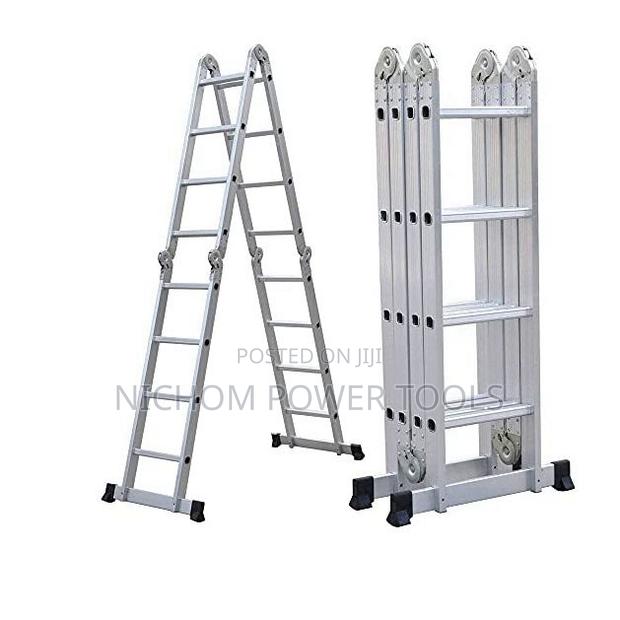 5.7m Foldable Ladder Aluminium Ladder Multipurpose