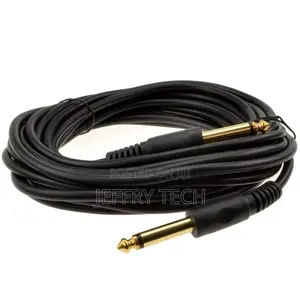 6.35mm 1/4inch Mono Jack Plug Guitar/Instrument Cable 10mtr