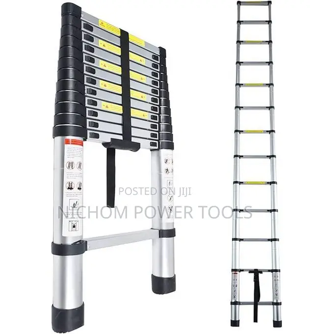 4.1m Telescopic Aluminium Folding Step Ladder