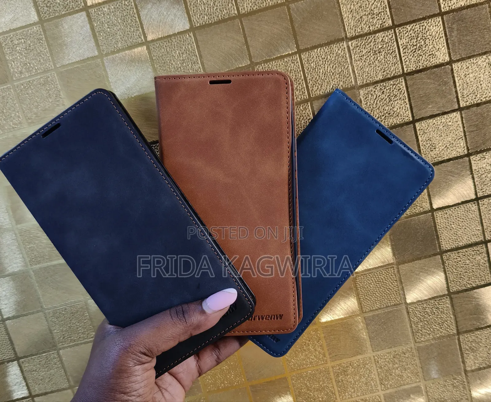 Oppo Reno 12 5g Leather Flip Case With Kickstand