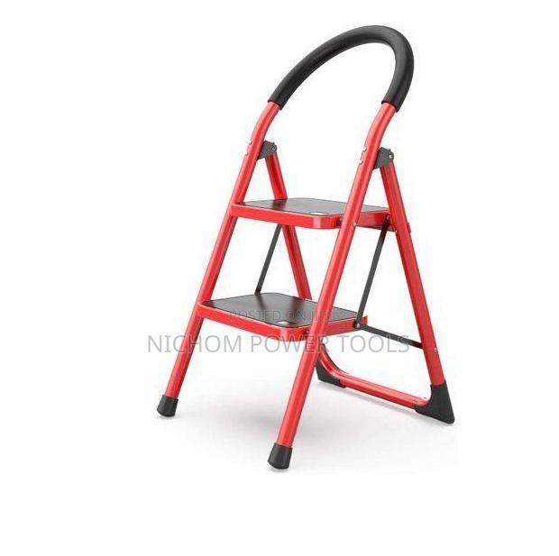 Steel Ladder Foldable 2 Steps Premium