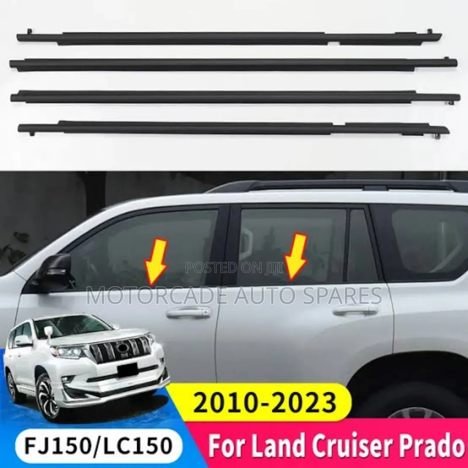 Landcruiser Prado Fj 150(2010-2020)Weather Strips Mouldings