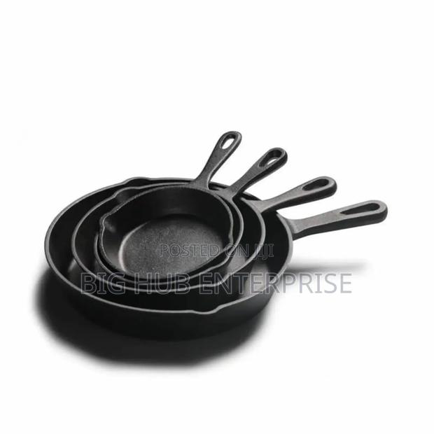 4pcs Cast Iron Skillet Set Heavy Iron Gauge - main view
