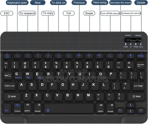 Rechargeable Wireless Keyboard And Mouse Bluetooth - thumbnail 3