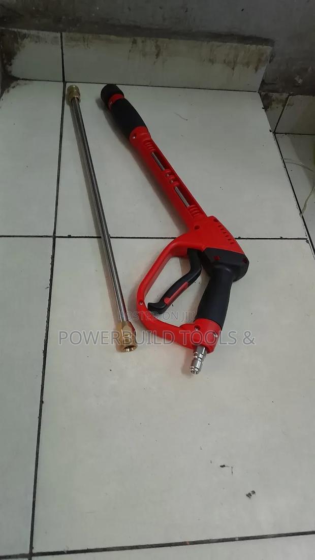 Red High Pressure Carwash Gun