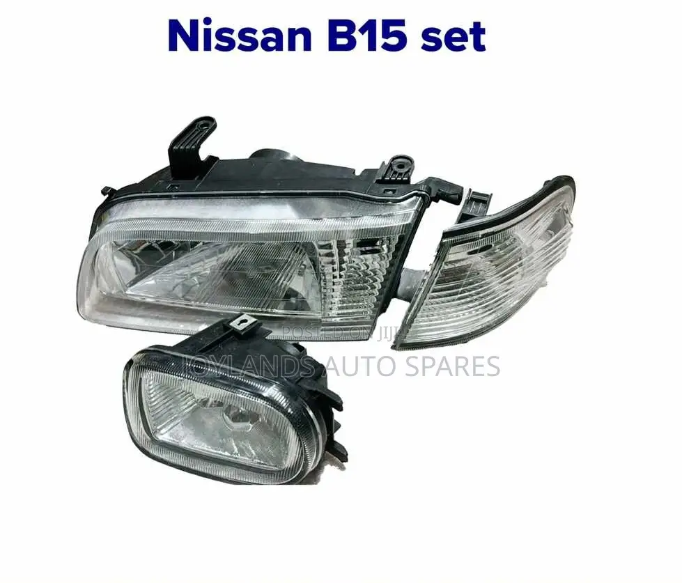 Nissan B15 Set (Headlights,Corner Lights and Fog Lights)