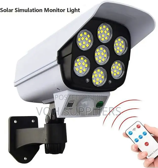 Solar Light High Simulation Camera Solar Flood Light