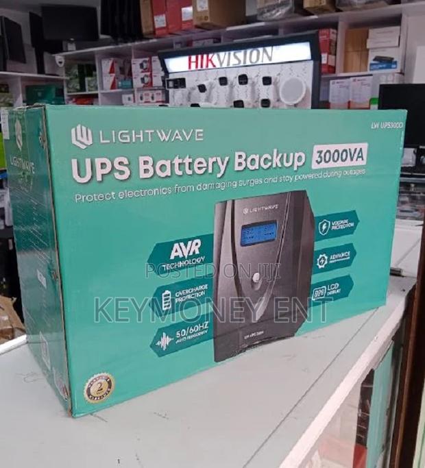 3000VA Lightwave Line Interactive UPS Power Back UP