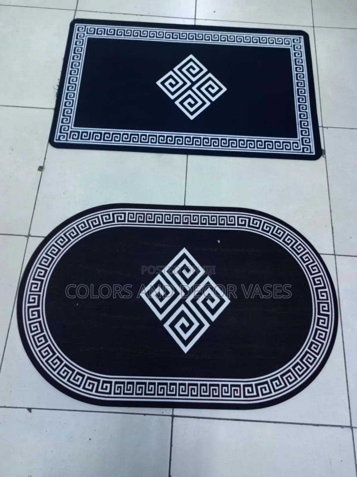 Black and White Door Mats