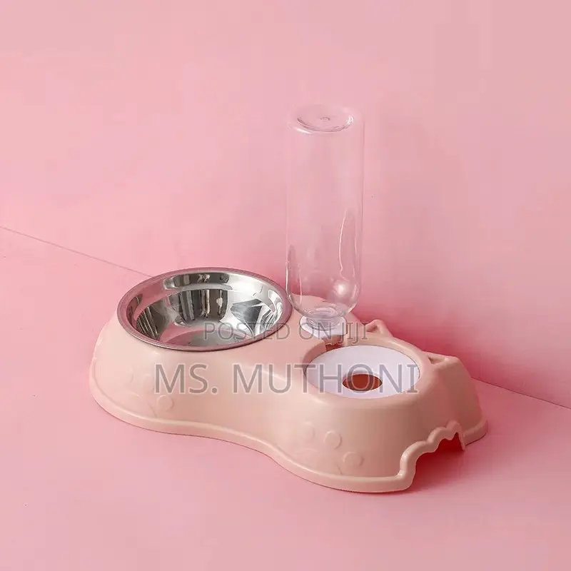 Automatic Single Pet Bowl Plus Water Dispenser*