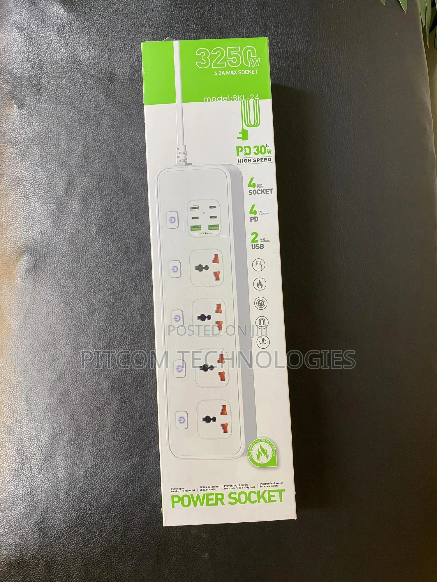 4 Way,4 Type-C +2 USB Power Extension