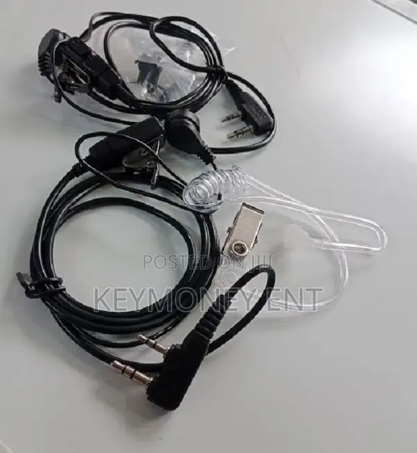 Spiral FBI Eapieces for Radio Calls Walkie Talkies