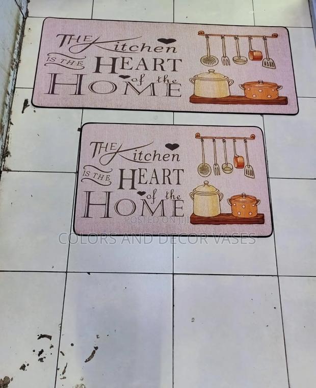 Kitchen Is the Heart Mats Available in Variety