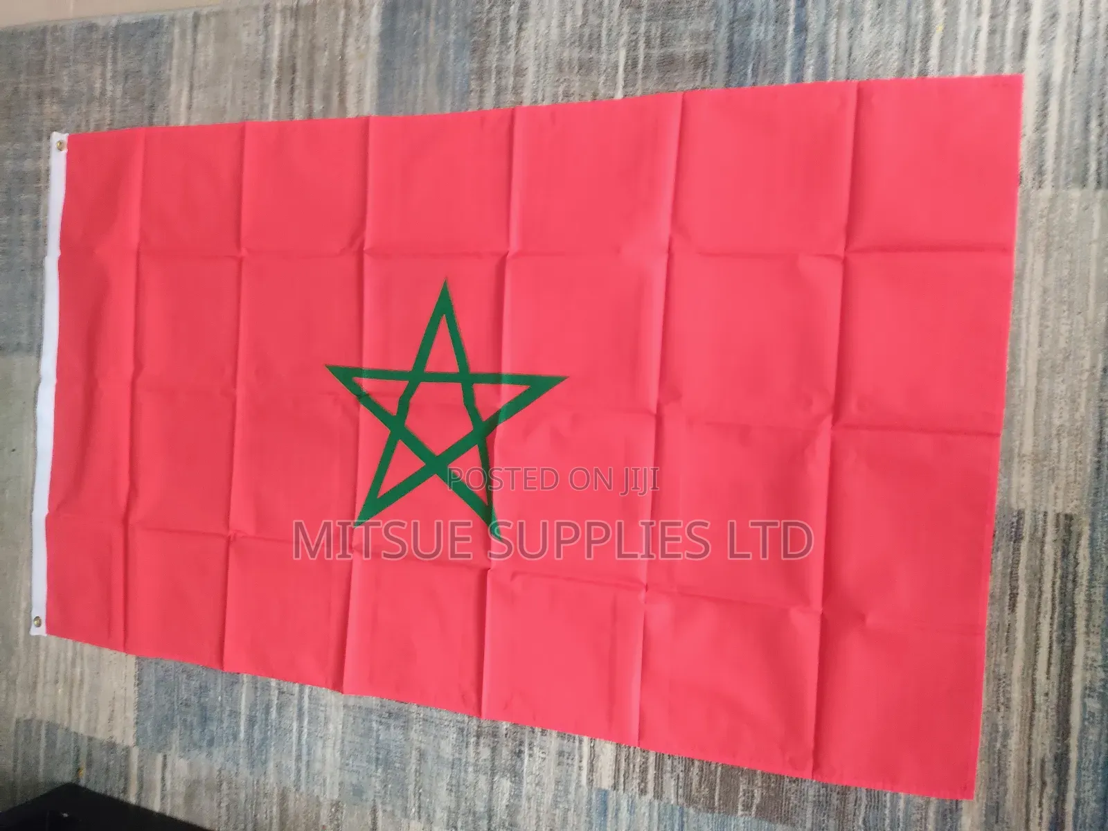 National Flag for the Kingdom of Morocco 36x58 Inches
