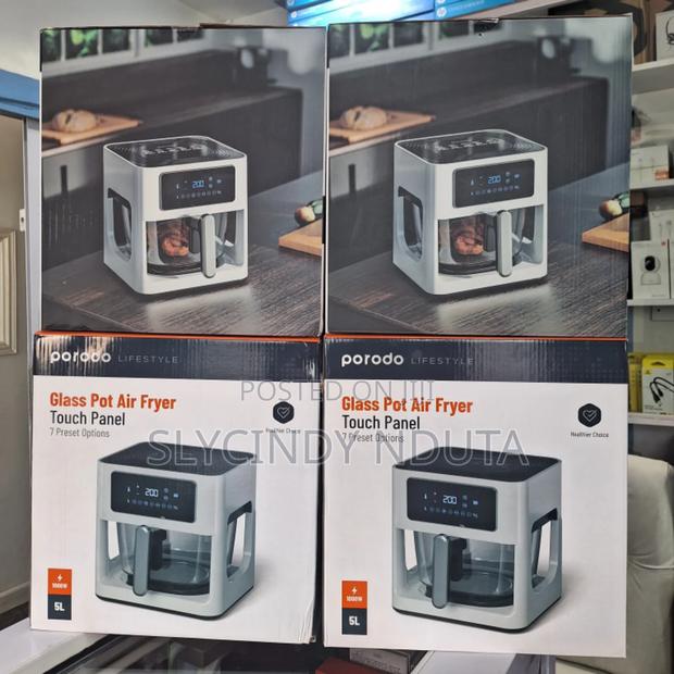 Porodo Glass Pot Air Fryer