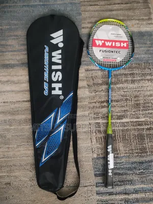 New Wish Badminton Racket Fusion Tech 970 With Full Bag.