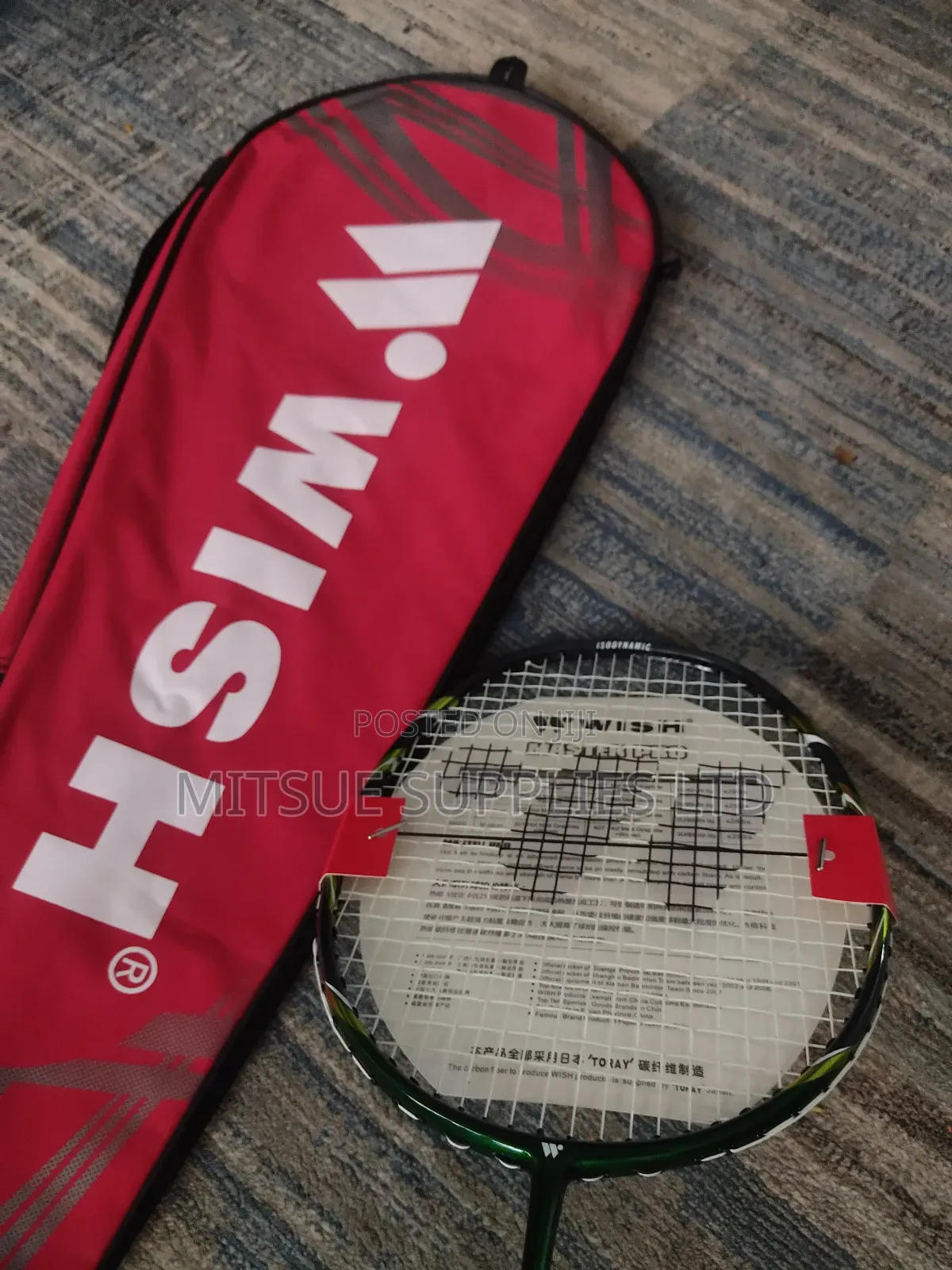 Wish Master Pro 10000 Badminton Racket Carbon With Bag