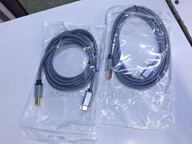 Braided Usb Type C to Printer Type B 1.8m High Speed - thumbnail 2