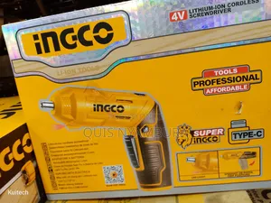 Cordless Screwdriver, Ingco Lithium Ion Cordless