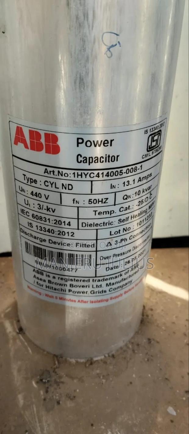 10kva Abb Capacitor - main view