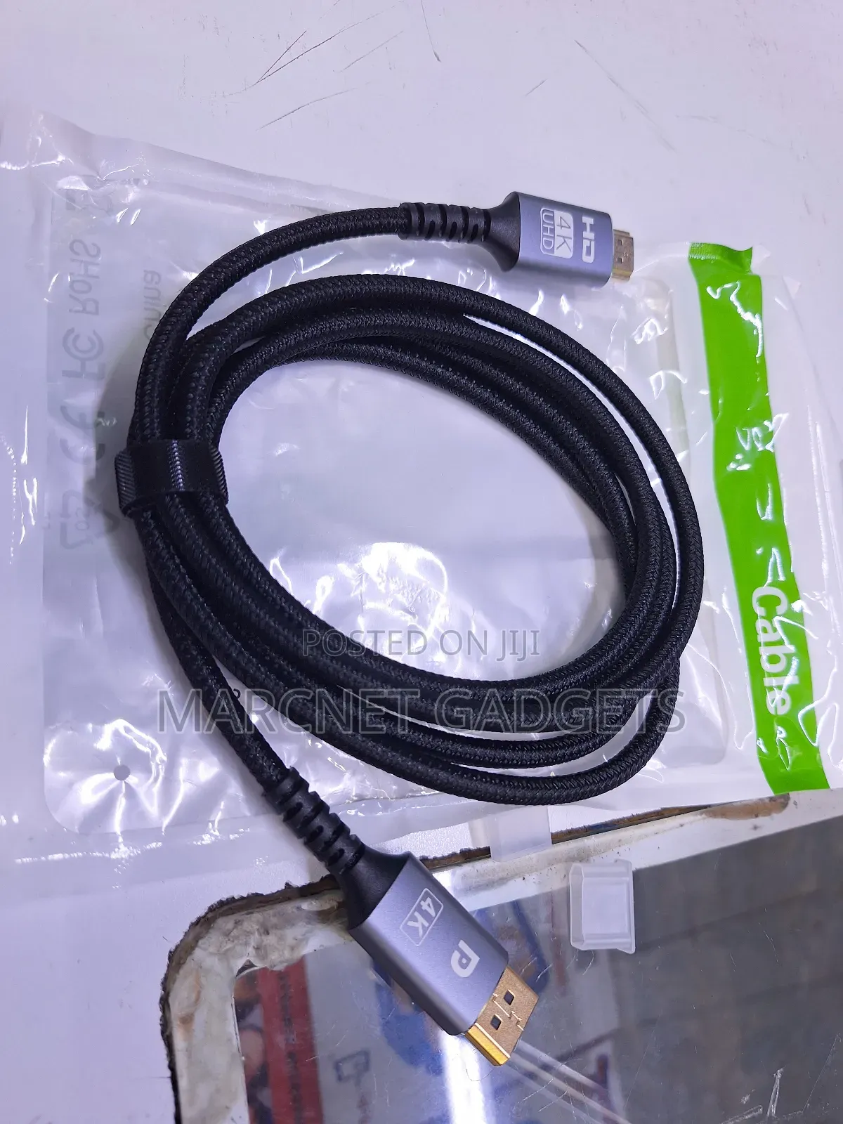 Braided High Speed Metallic Ends Display to Hdmi Cable in Nairobi