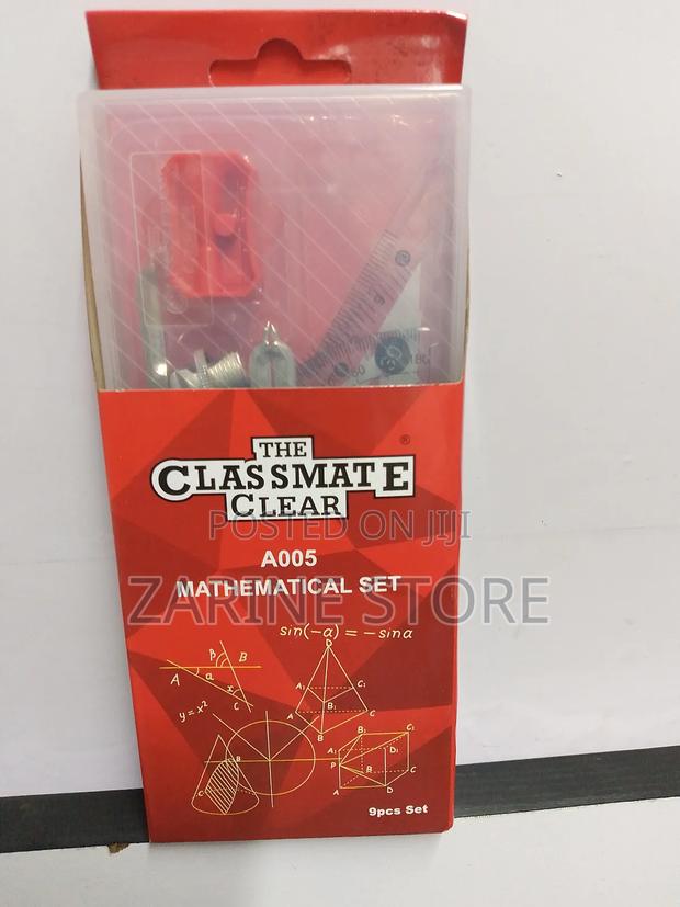 Classmate Clear Casing Mathematical Set 9 Pieces Set - main view