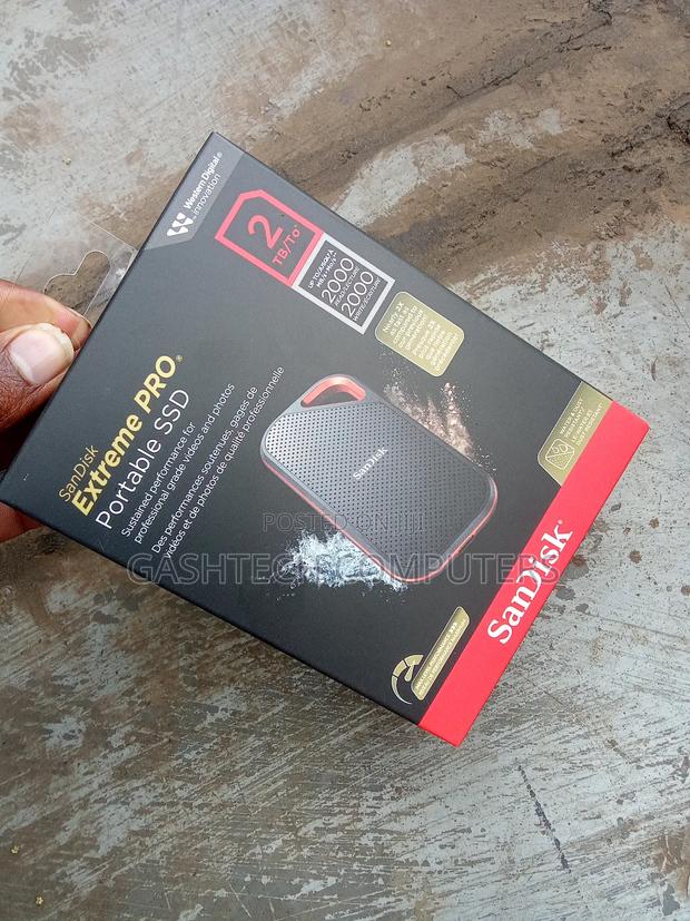 ^Sandisk E81 Extreme Pro Portable External SSD V2 2tb -SDSSD - main view