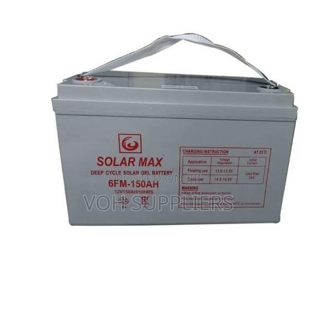 Solarmax High Quality 150ah Solar Battery German Stardard