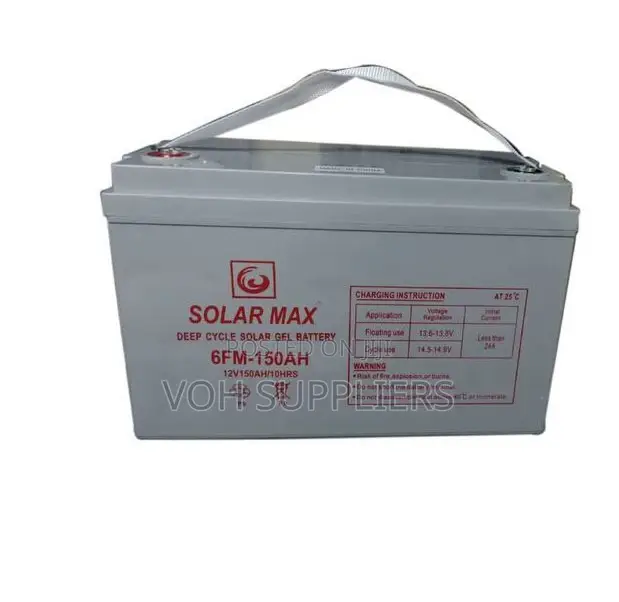 Solarmax High Quality 150ah Solar Battery German Stardard