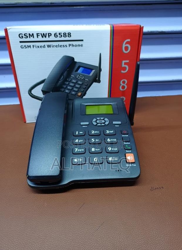 Landline Phone ETS 5623~Sim Card Enabled~Rechargeable Phone