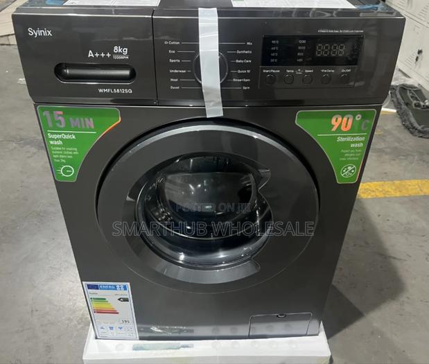 Syinix 8kgs Front Load Washing Machine Super Quick - main view