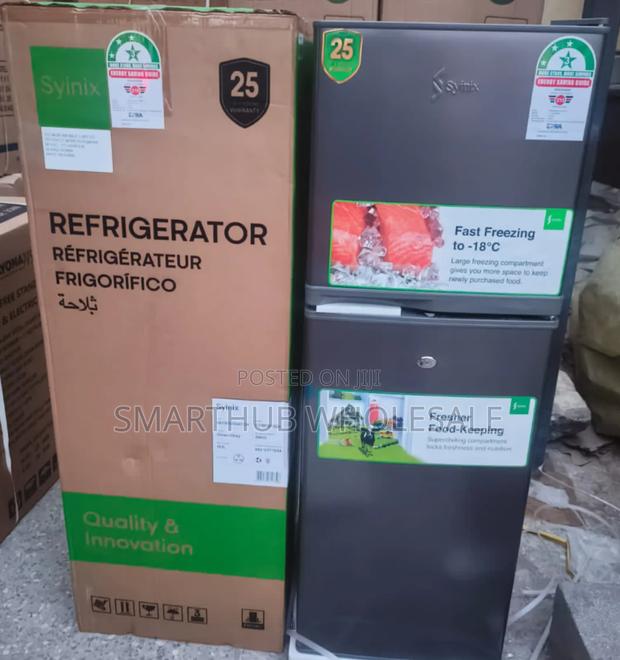 Syinix Fridge 138 Litres Double Door Refrigerator