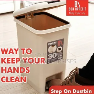 20L Bon Appétit Plastic Waste Bin With Dual Opening