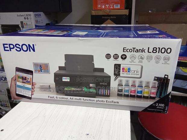 Epson L8100 6-Color A4 Multi Function Photo Printer . - thumbnail 4