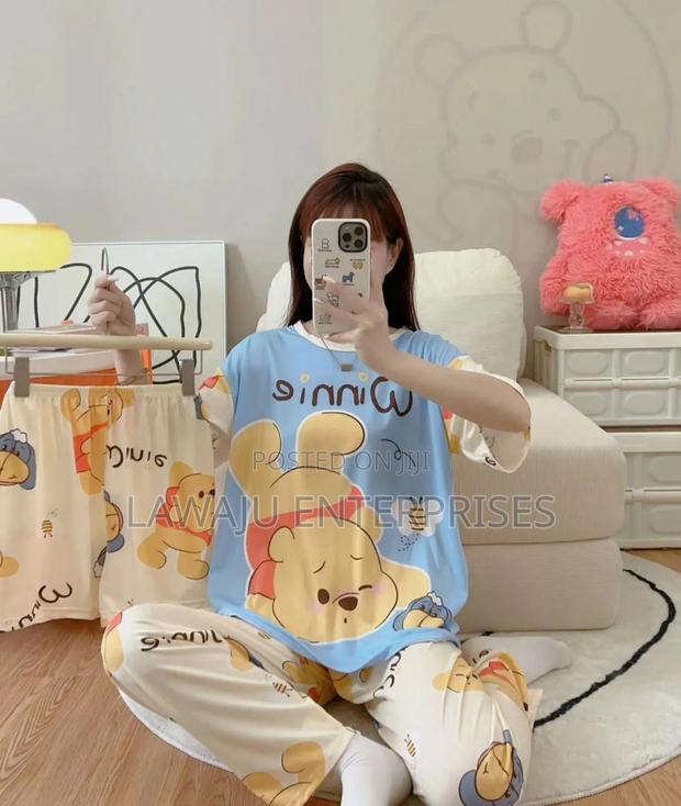 3 in 1 Bear Ladies Cute Pyjama Set
