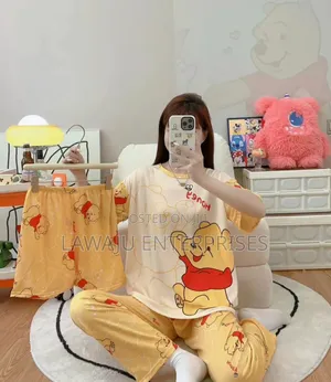 3 in 1 Bear Ladies Cute Pyjama Set