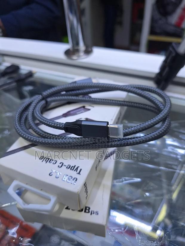 Braided Usb Type C 3.2 Cable 100W 20gbps Display Charge - main view