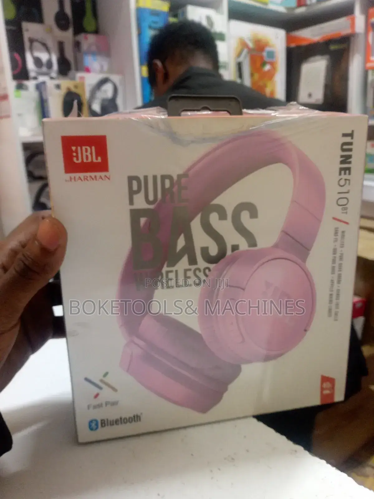 Pink JBL Smart Headphones Tune510