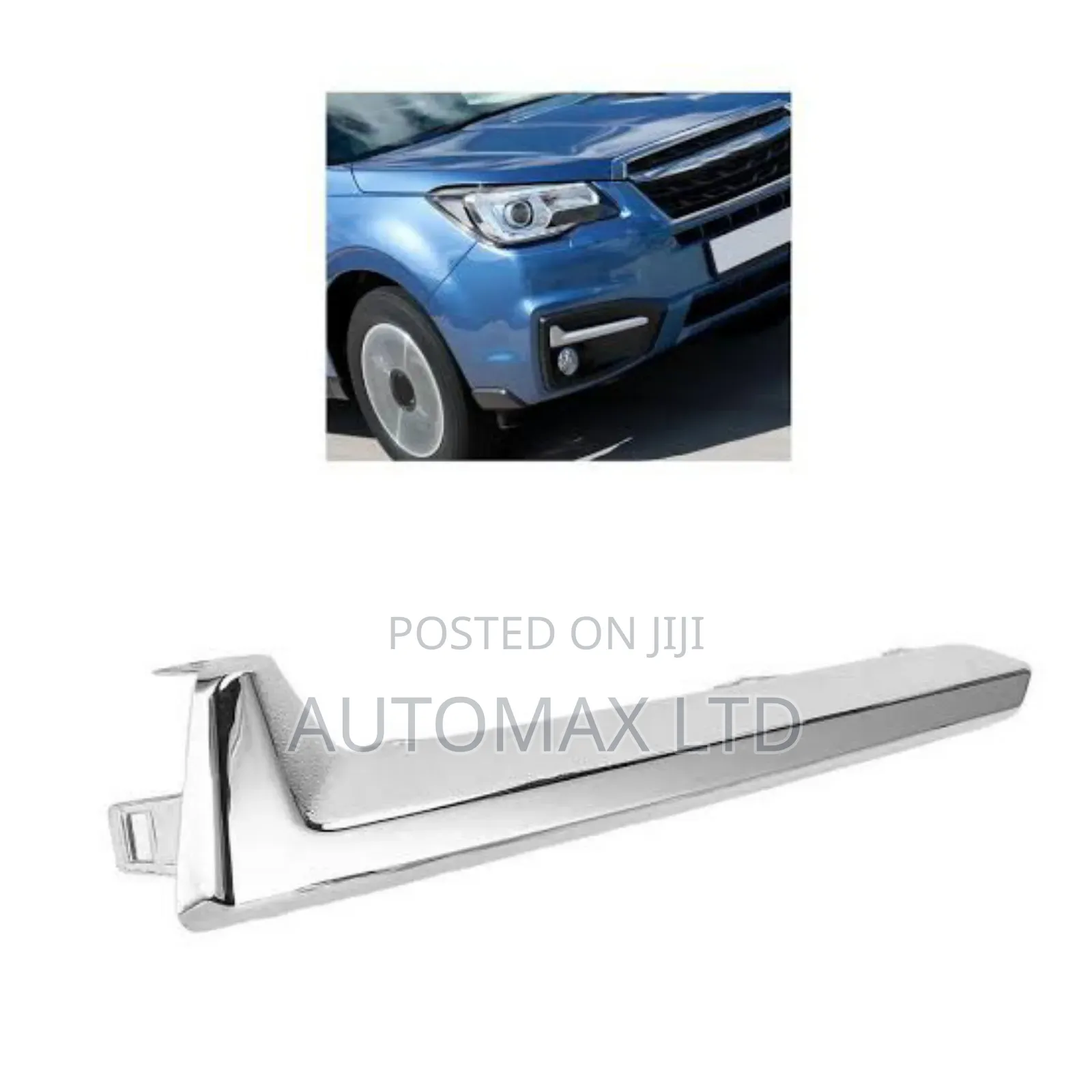 Chrome Finish Trim Only. For Subaru Foresta 2017+