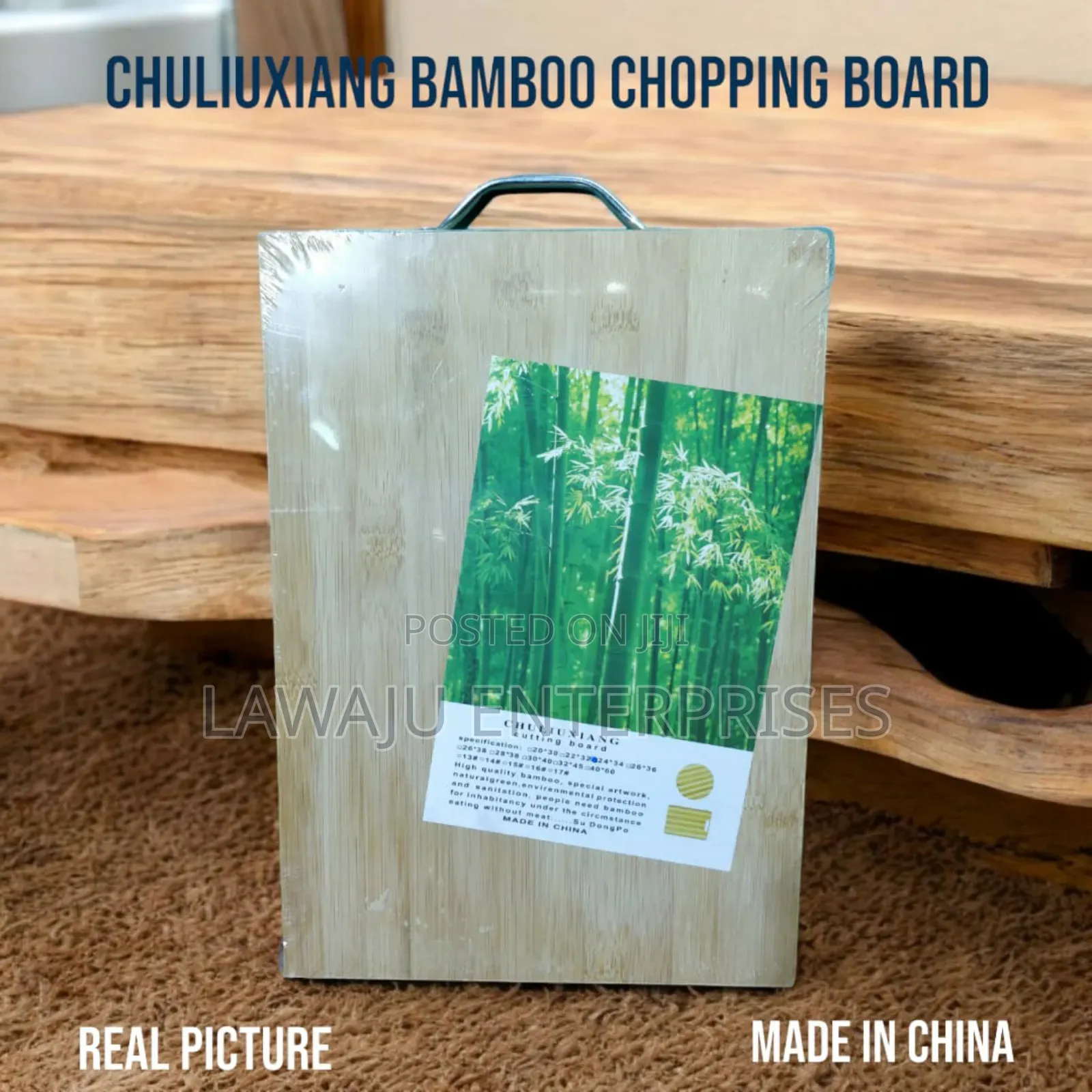 Bamboo Chopping Board Size 28*38cm