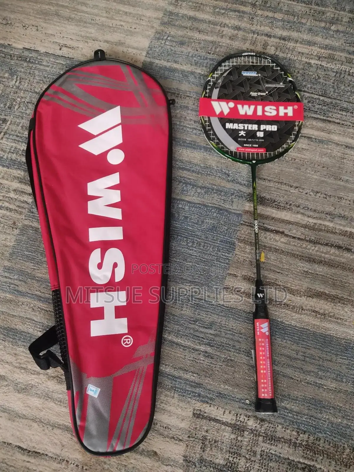 Wish Master Pro 10000 Badminton Racket Carbon With Bag