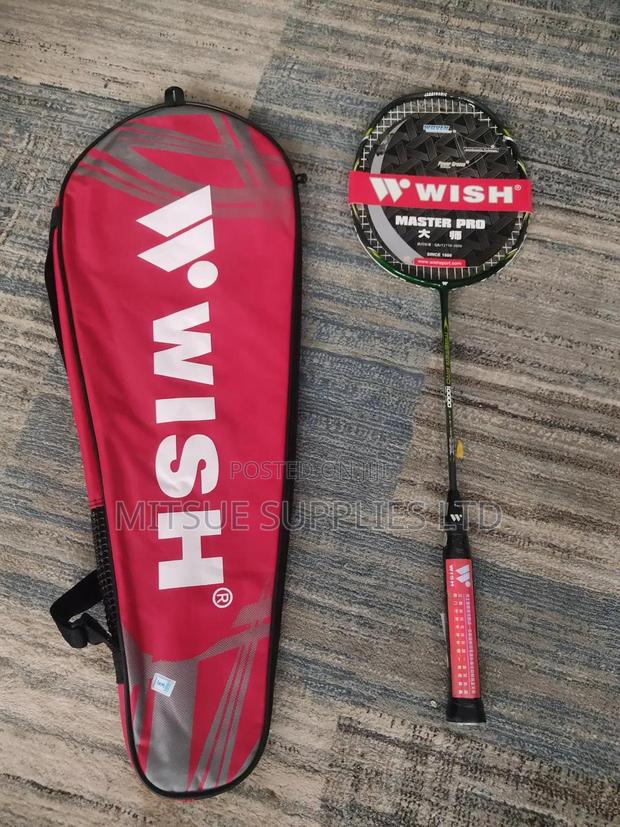 Wish Master Pro 10000 Badminton Racket Carbon With Bag