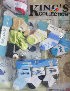 Newborn Baby Socks (Set of 3 Pairs)