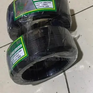 90 Metres Full Roll Black-Single Core 6.0mm Wiring . Cable