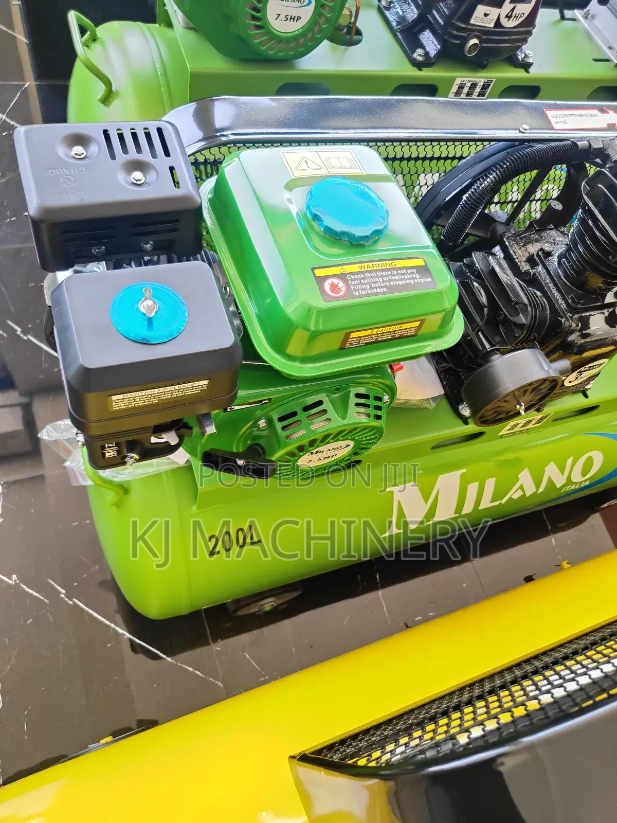 Dual Type Air-Compressor Heavy Duty Petrol and Electric