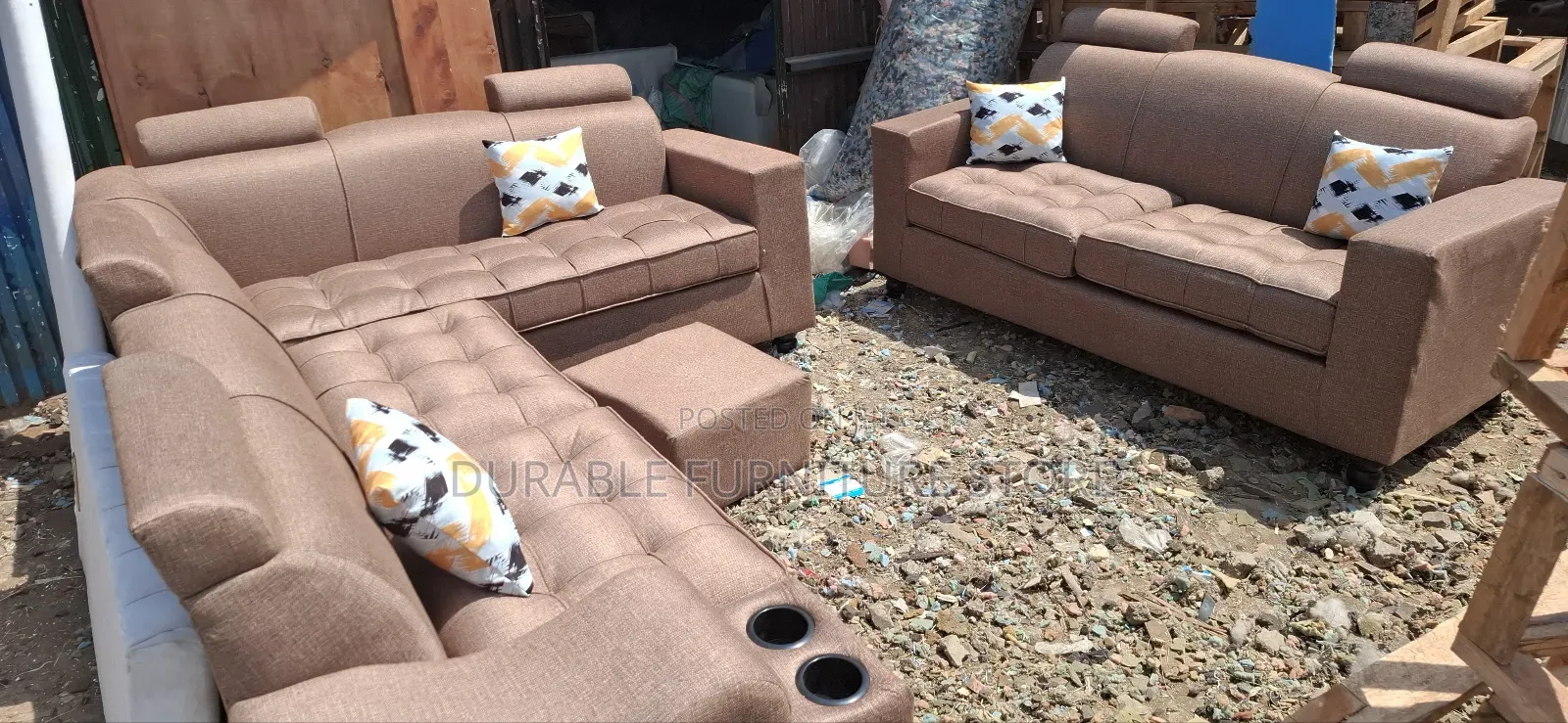 9 Seater Sofa With Cup Holder